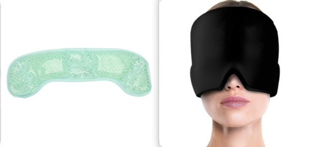 Migraine Relief Hat Ice Pack Headache Relief Gel Eye Mask