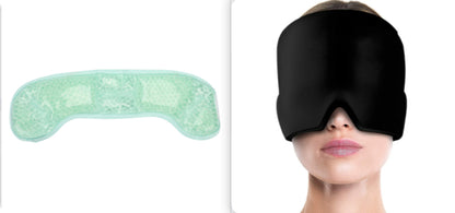 Migraine Relief Hat Ice Pack Headache Relief Gel Eye Mask