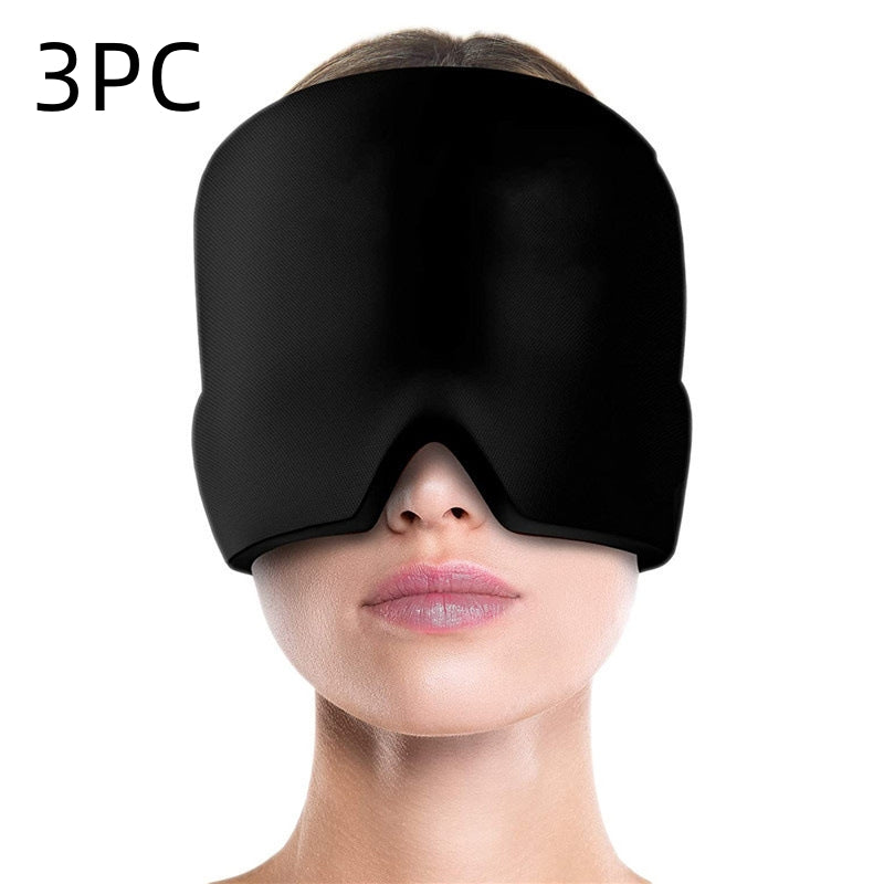 Migraine Relief Hat Ice Pack Headache Relief Gel Eye Mask